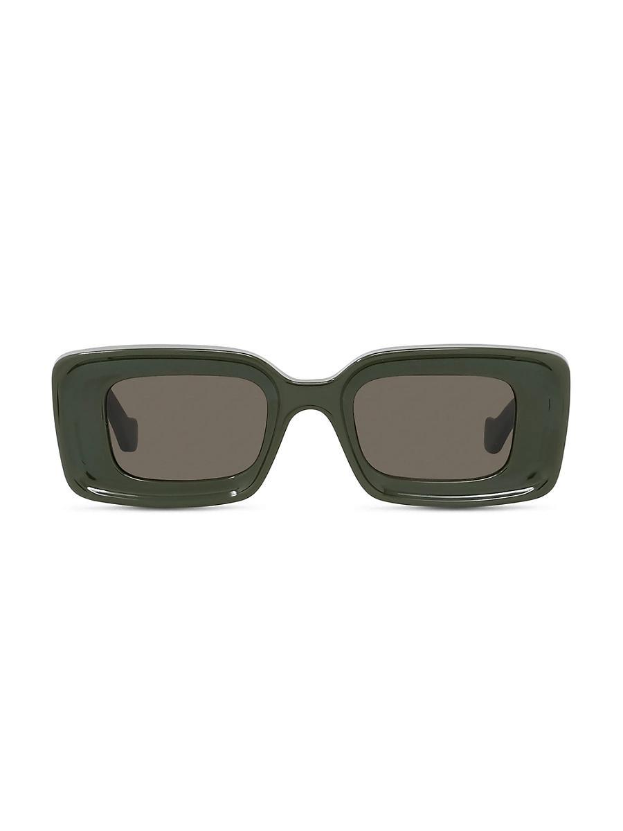 Anagram Beveled Acetate Rectangle Sunglasses Product Image