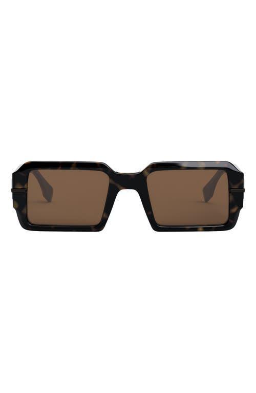 Fendi Fendigraphy Rectangular Sunglasses, 52mm Product Image