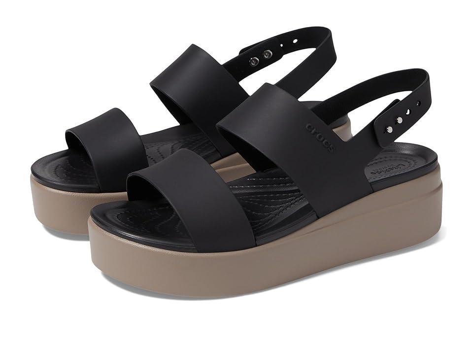 Crocs Womens Brooklyn Low Wedge Platform Sandals Product Image