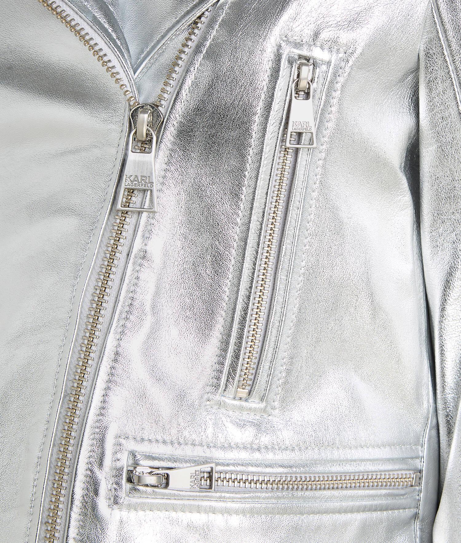 LEATHER BIKER JACKET Product Image