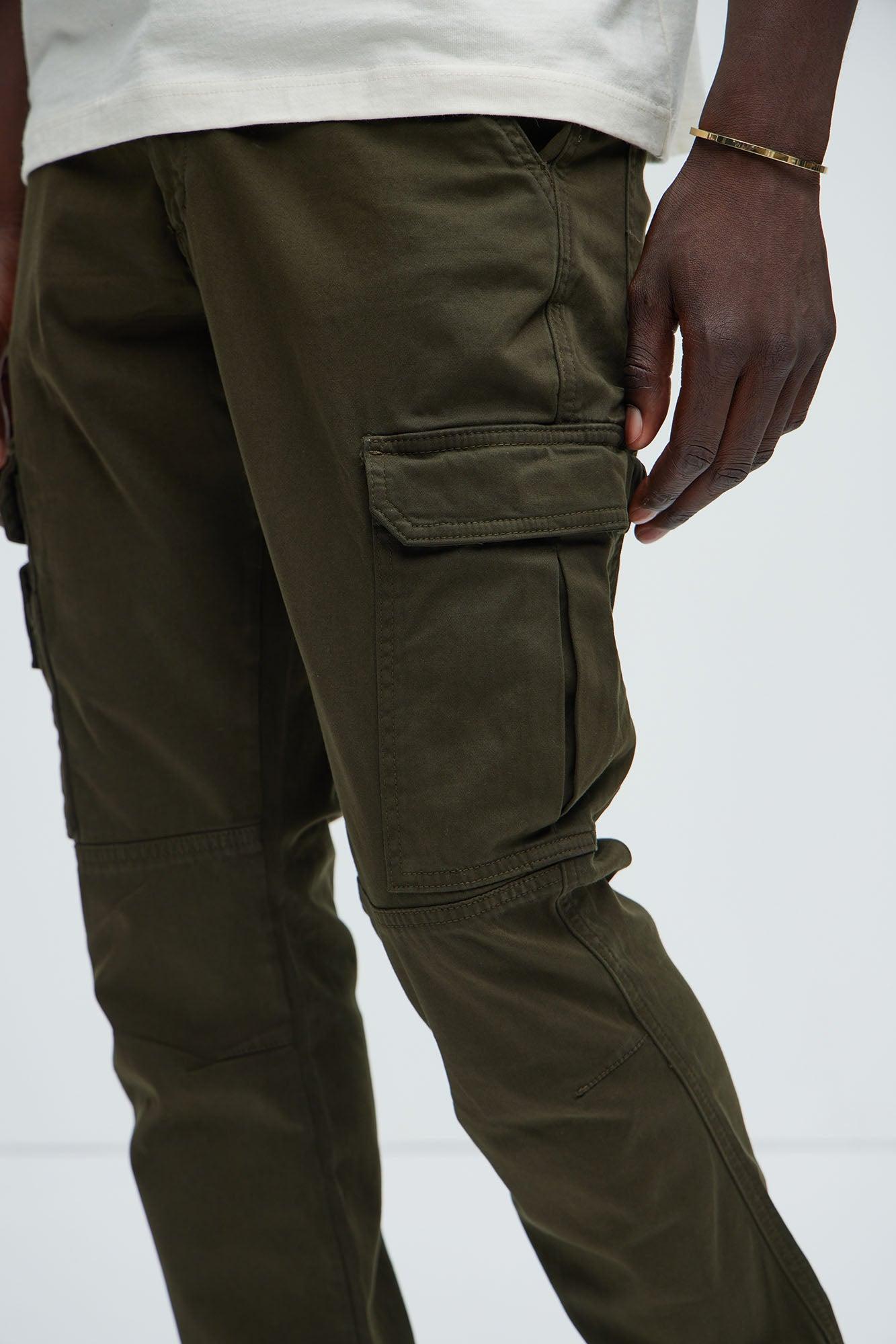 Kryptonite Slim Cargo Pants - Olive Product Image