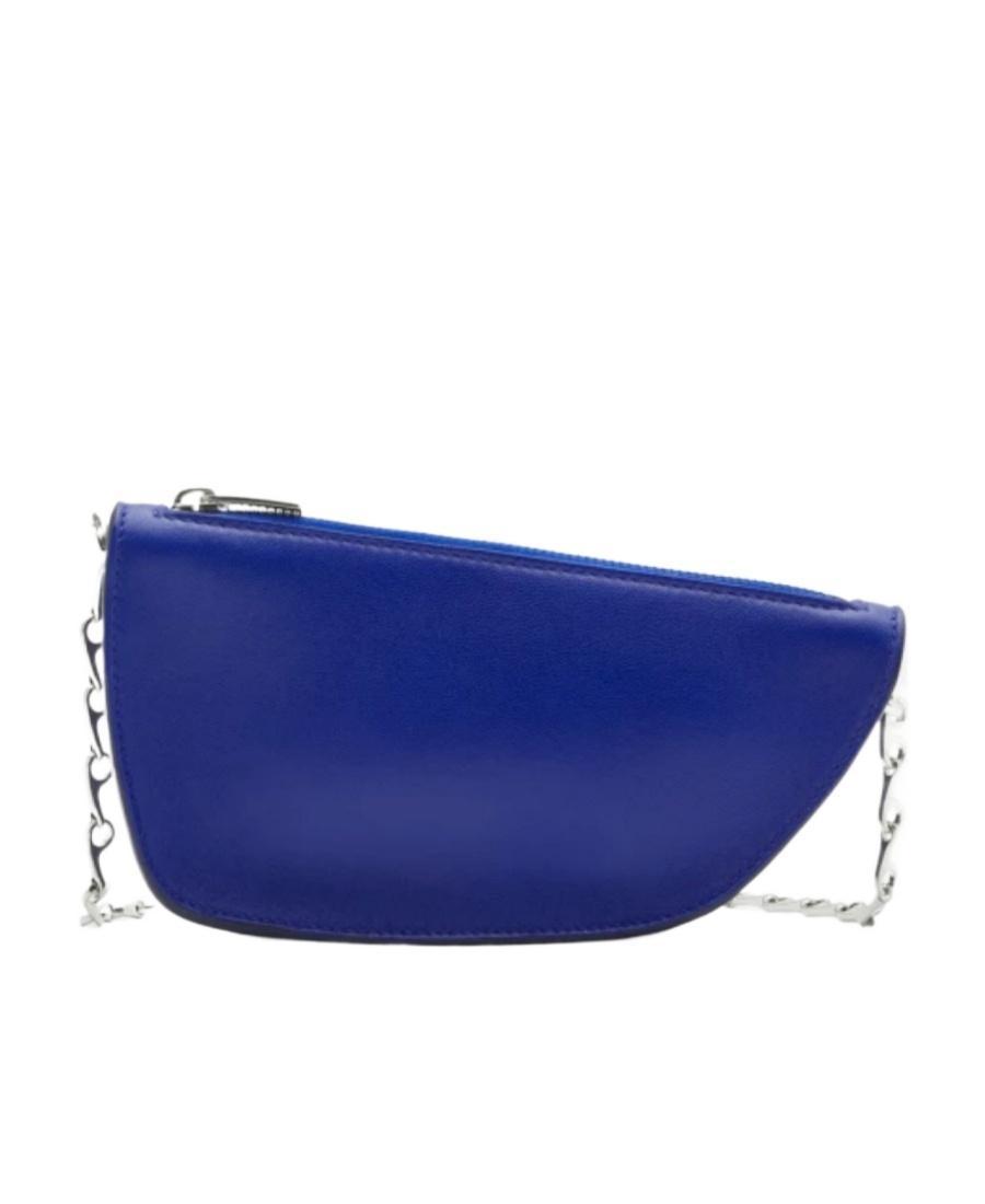 BURBERRY Micro Shield Sling Bag In Blue Product Image
