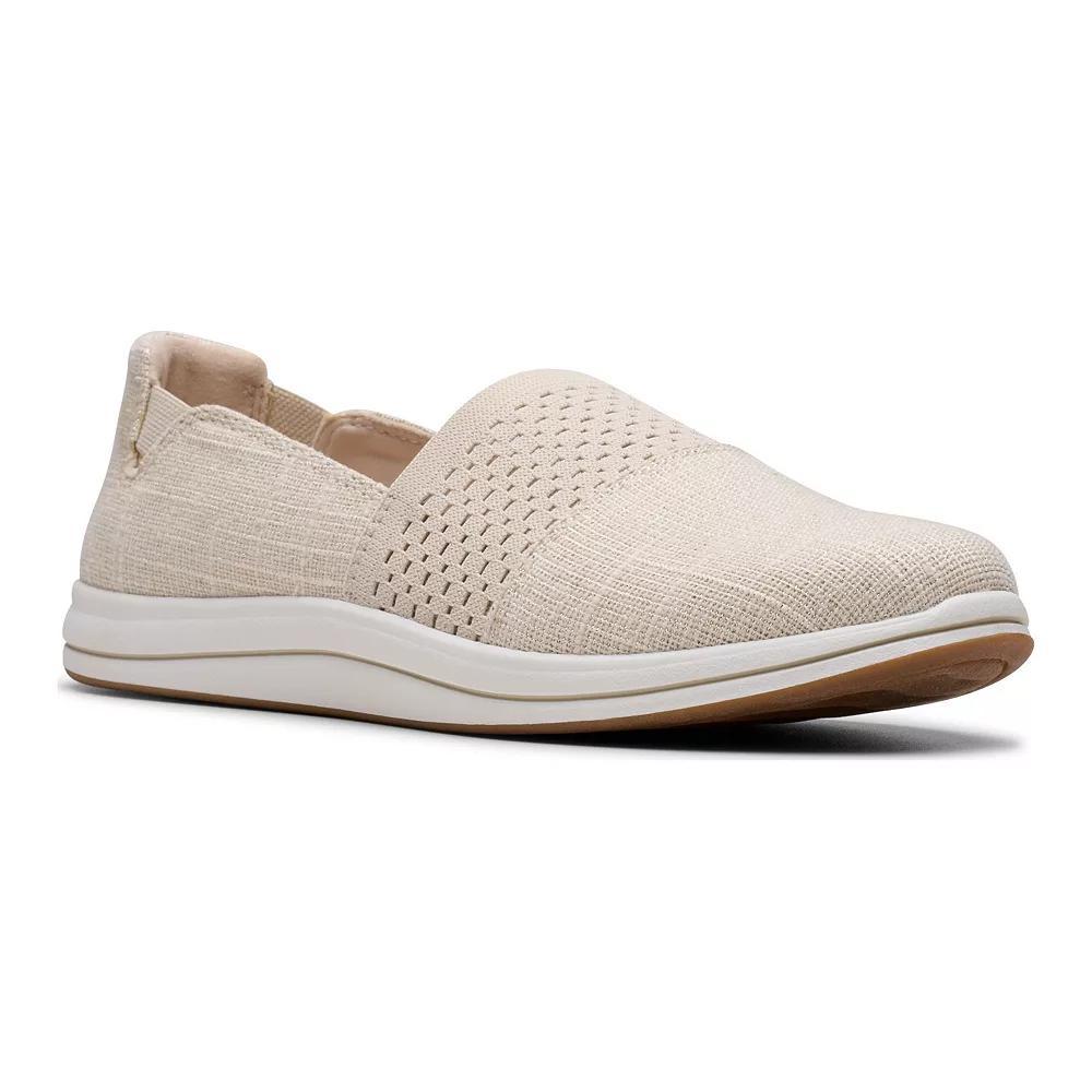 Clarks® Cloudstepper Breeze Vibe Women's Slip-On Shoes, Size: 10, Natural Product Image