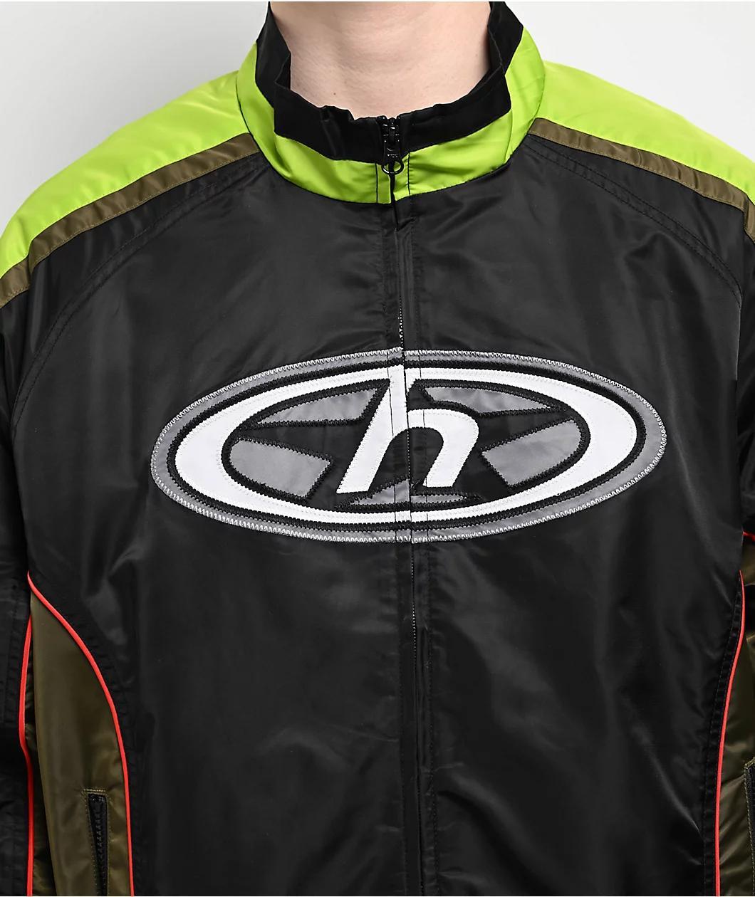 HUF Moto Black & Green Jacket Product Image