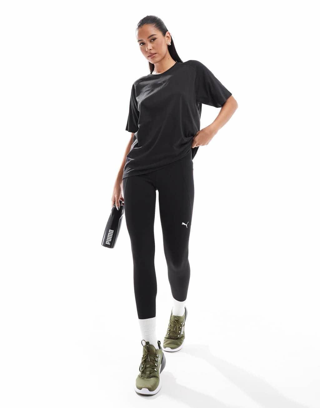 PUMA Training oversized T-shirt in black Product Image