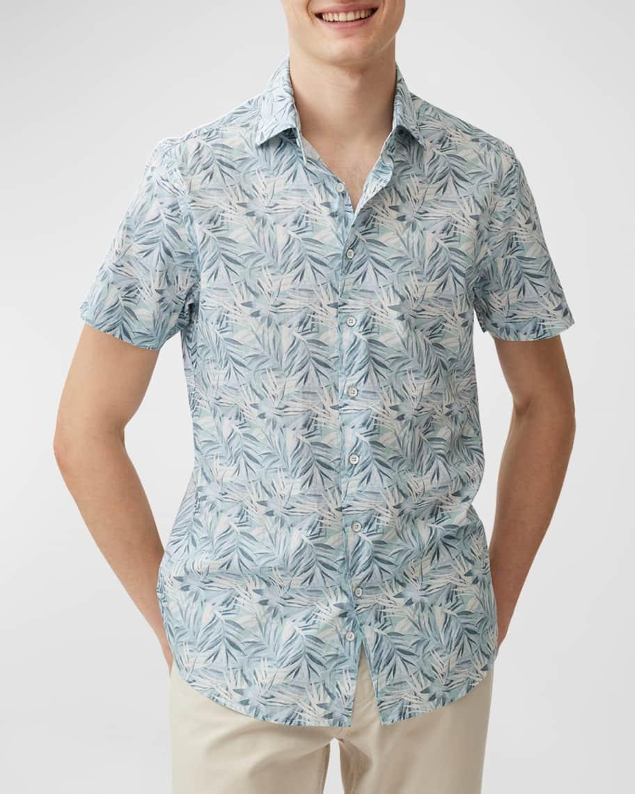 Mens Cherry Tree Bay Cotton Short-Sleeve Shirt Product Image