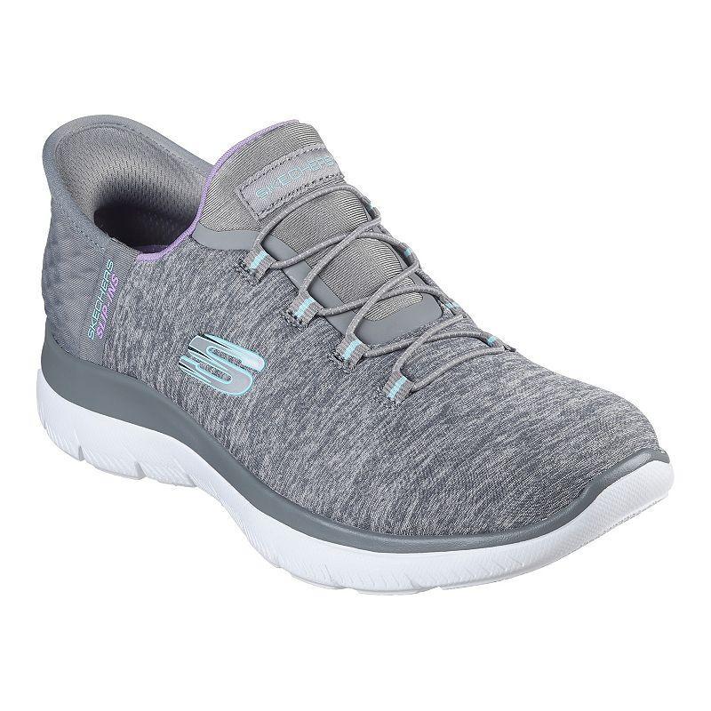 Skechers Hands Free Slip-ins® Summits Dazzling Haze Women's Sneakers, Size: 5 Wide, Navy Purple Product Image