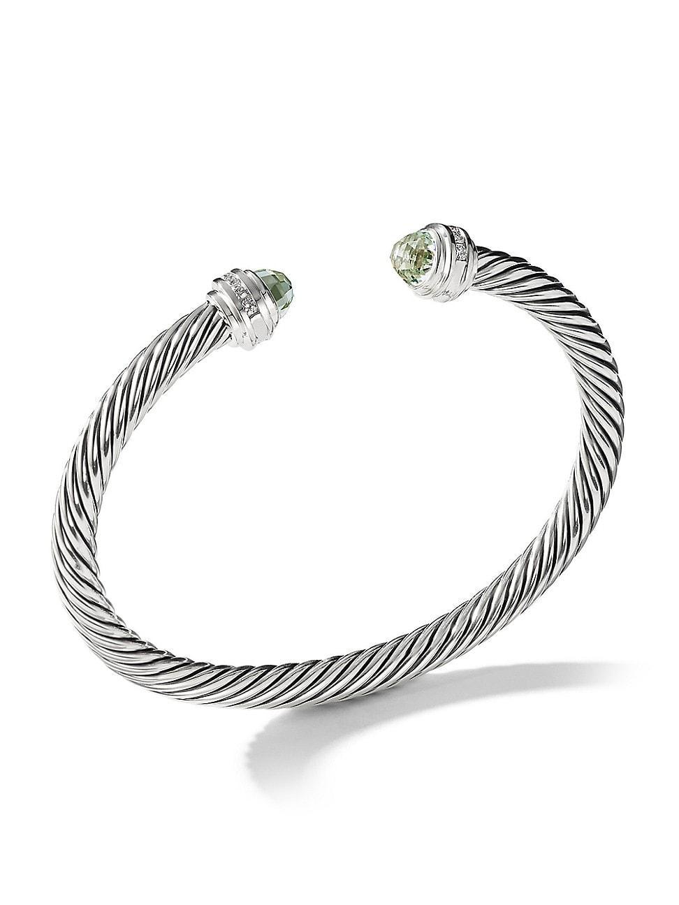 David Yurman Cable Classics Bracelet with Black Onyx & Diamonds Product Image