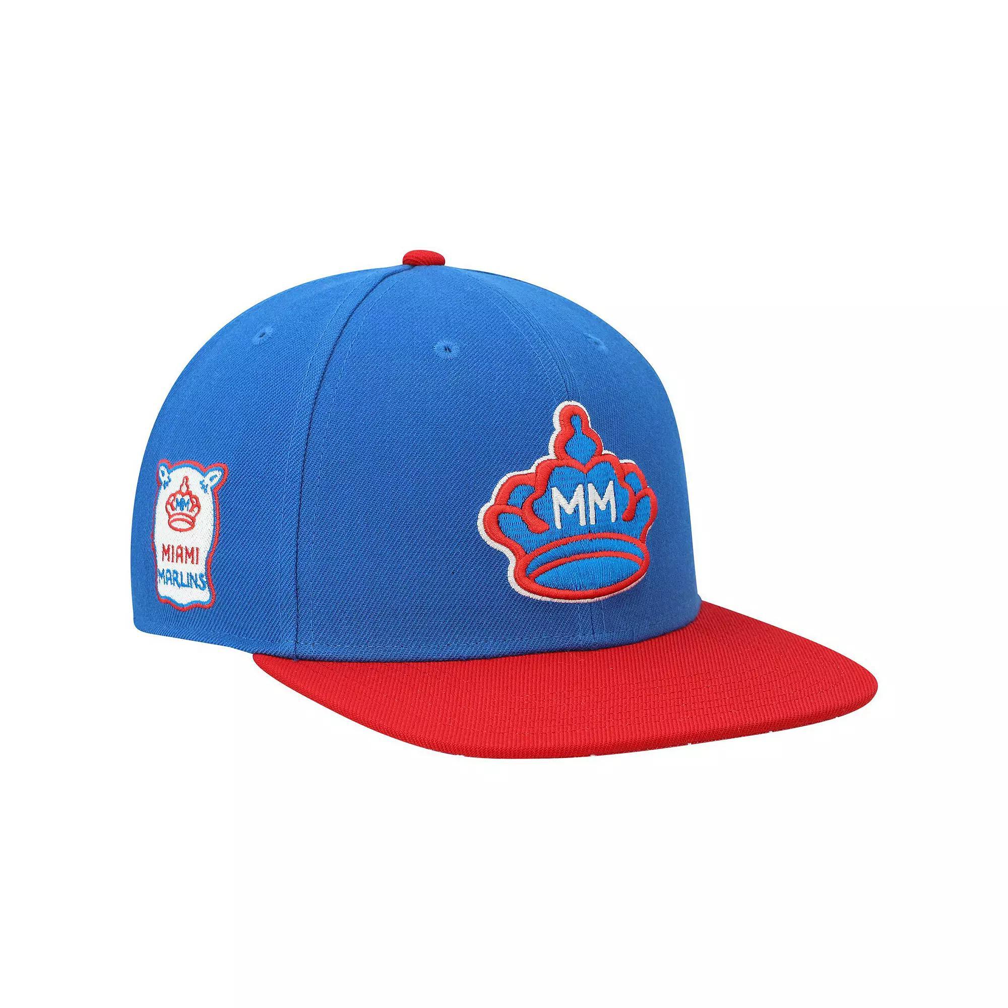 Men's '47 Blue Miami Marlins 2021 City Connect Captain Snapback Hat Product Image