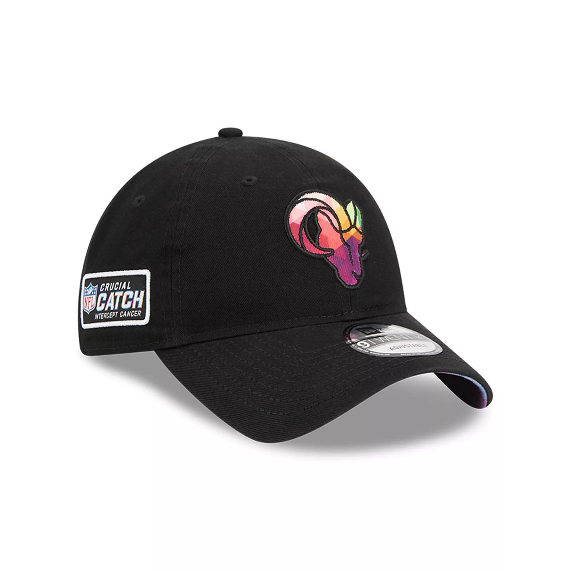 Mens New Era Los Angeles Rams 2023 NFL Crucial Catch 9TWENTY Adjustable Hat Product Image