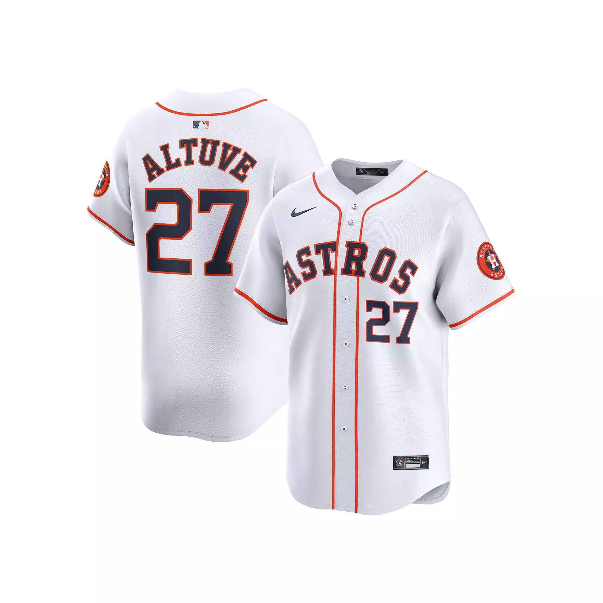 Men's Nike Jose Altuve White Houston Astros Home Limited Player Jersey, Size: XL Product Image