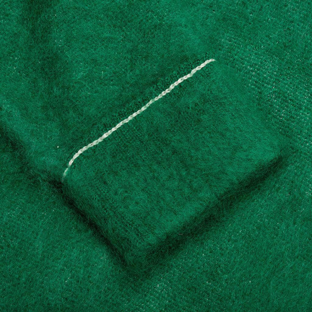 Mohair Knit Pullover - Green Male Product Image