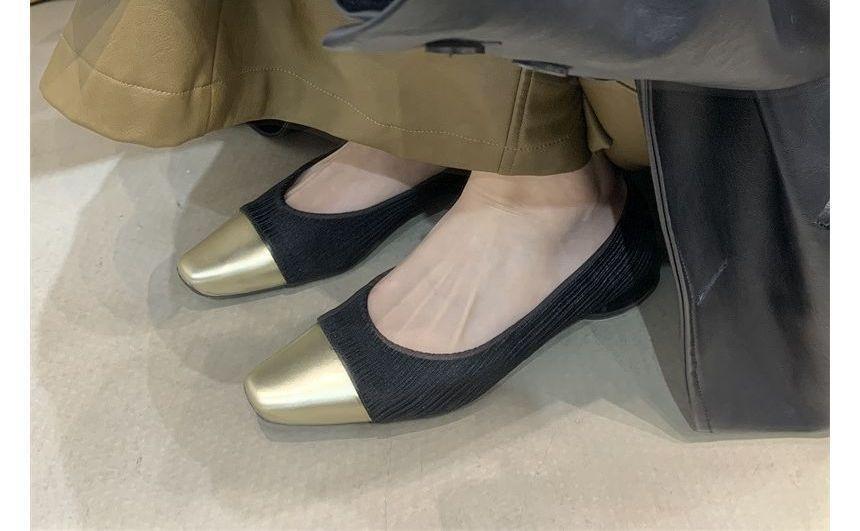 Cap-Toe Flats Product Image