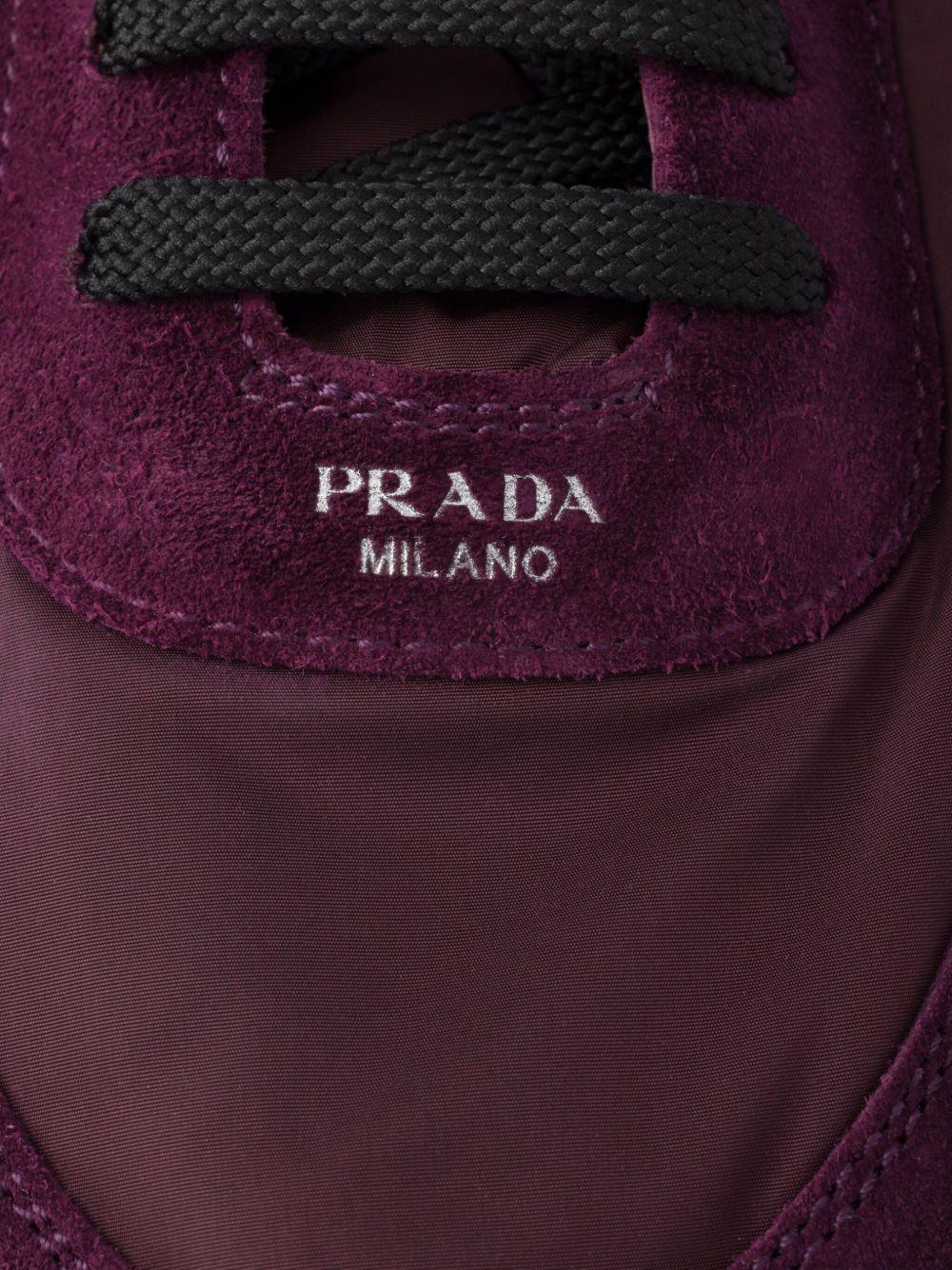 Collapse Re-Nylon suede sneakers Product Image