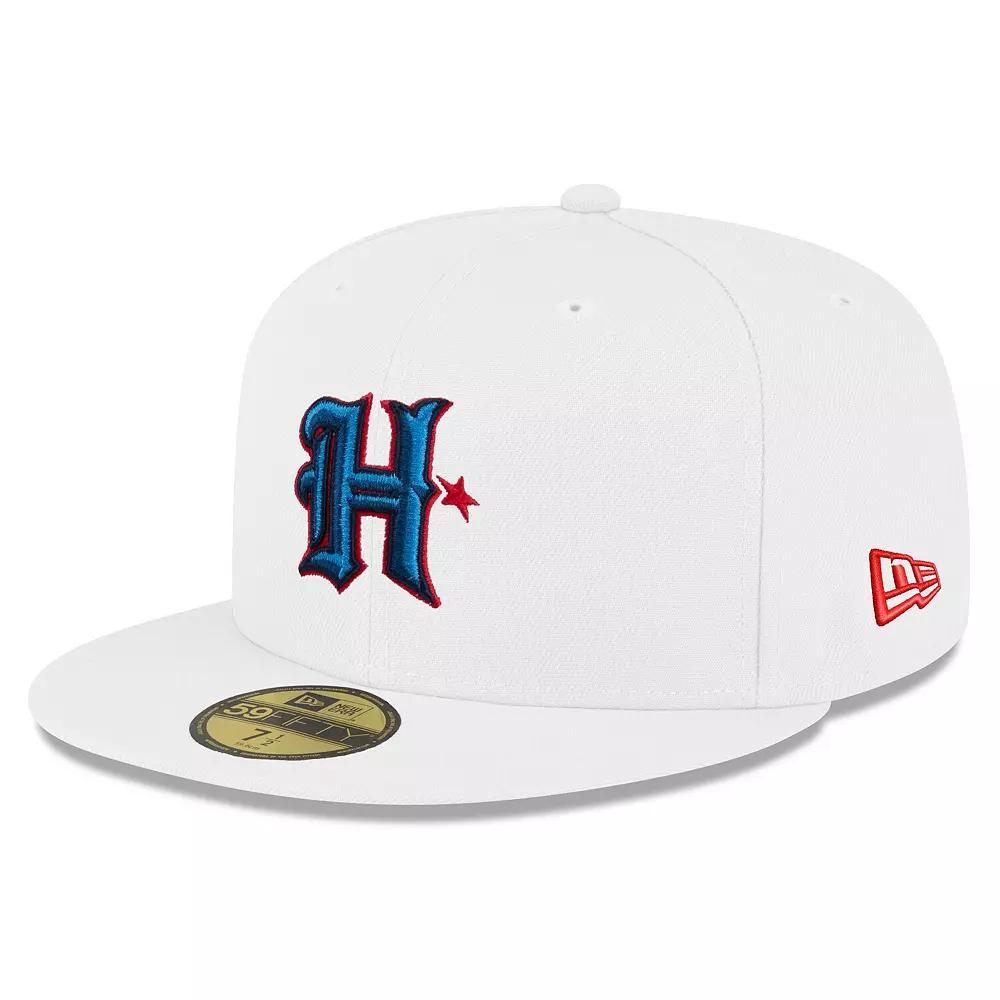 Men's New Era White Houston Texans Omaha 59FIFTY Fitted Hat, Size: 7 7/8 Product Image