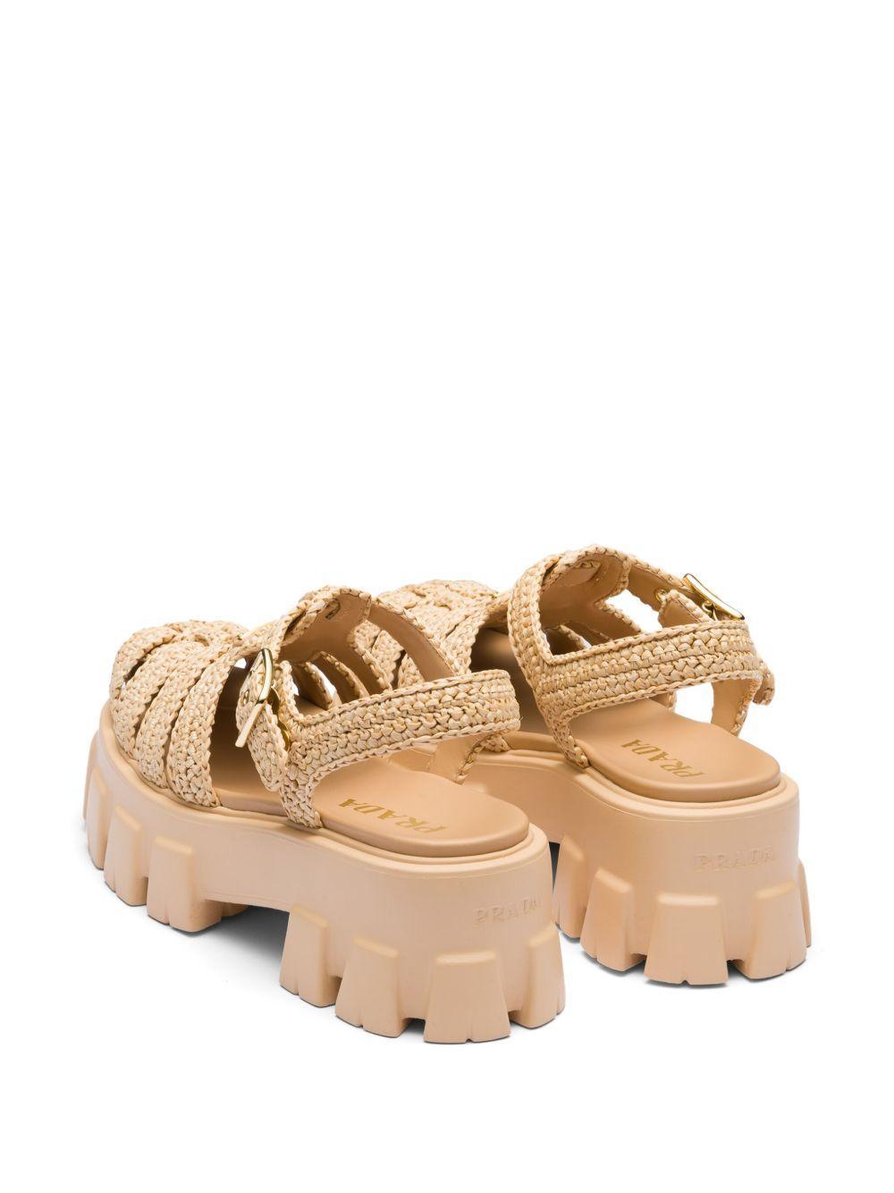 Monolith raffia sandals Product Image