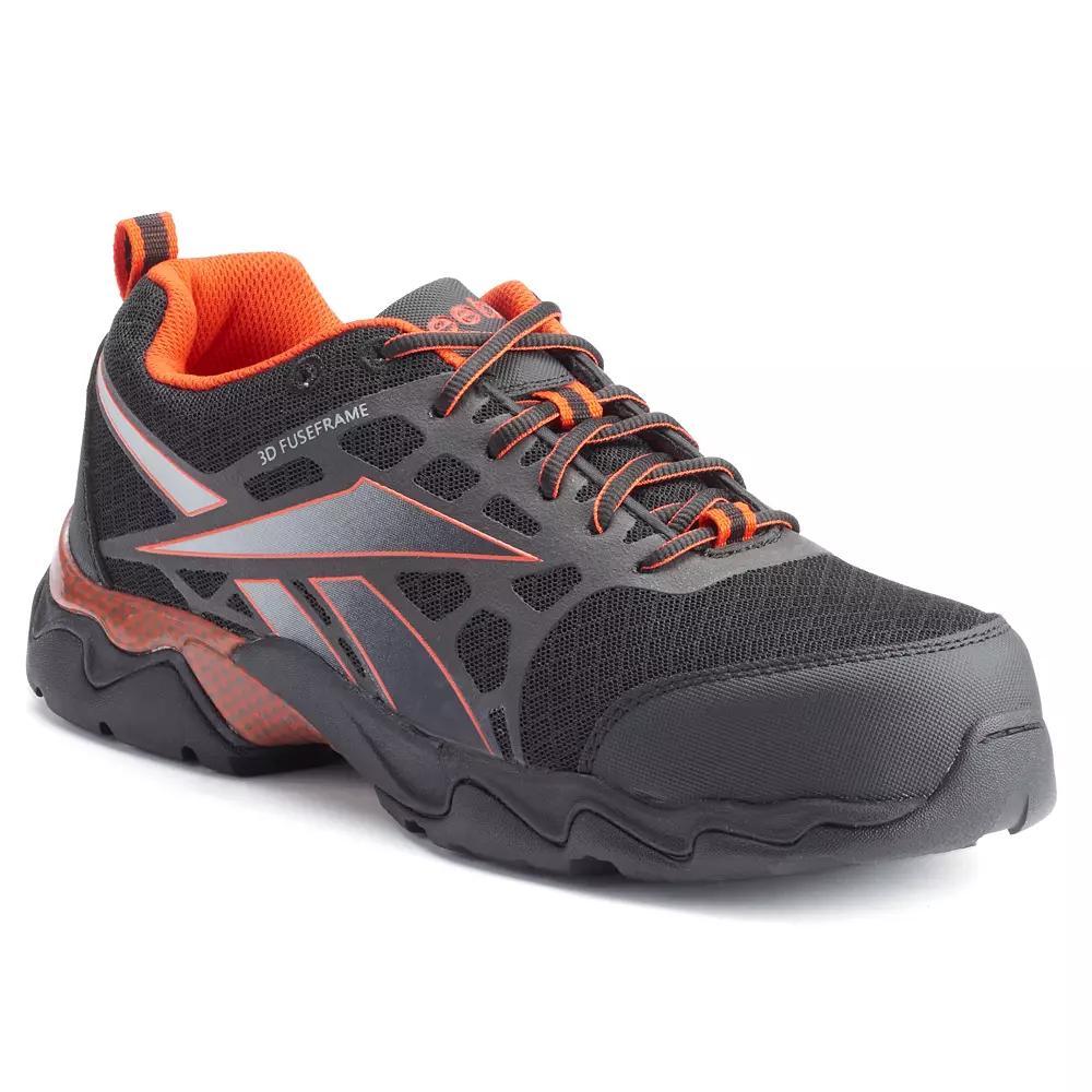 Reebok Work Beamer Men's Composite-Toe Athletic Shoes, Size: 8.5 Medium, Black Product Image