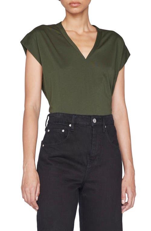 Frame Le Mid Rise V-Neck Tee Product Image