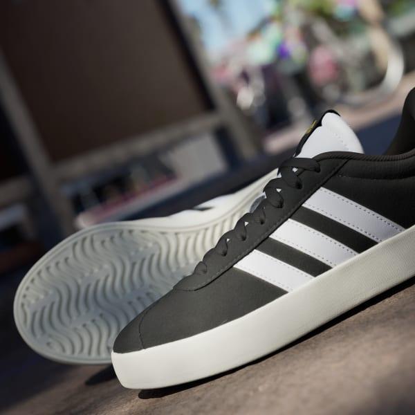 adidas VL Court 3.0 Shoes Core Black M 6.5 / W 7.5 Womens Product Image
