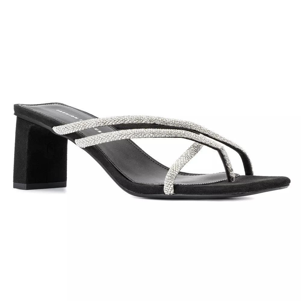 Fashion to Figure Nikita Women's Wide Width Dress Sandals, Size: 11 Wide, Black Product Image
