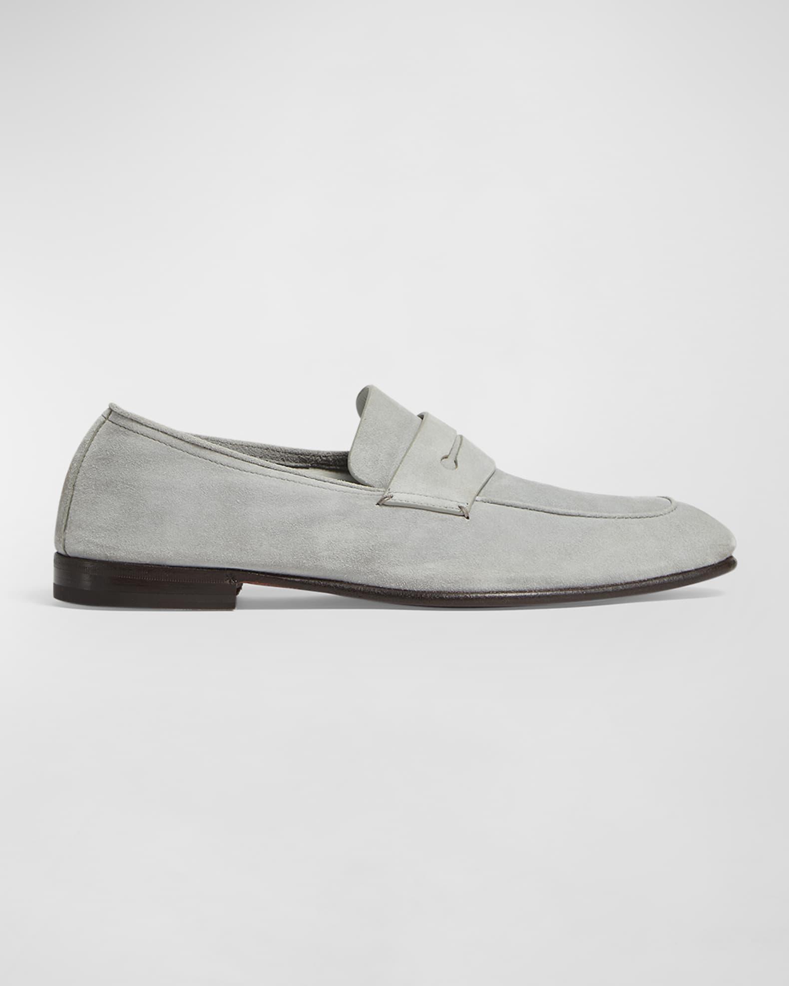 Men's Sonoma Floral Skull-Embossed Velvet Loafers Product Image