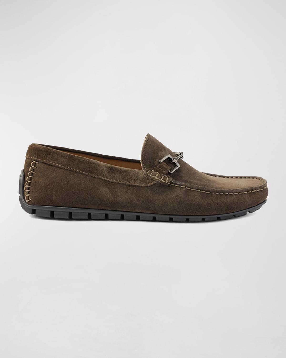 Men's Xander Horse-Bit Strap Leather Drivers Product Image