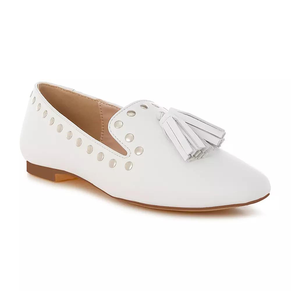Rag & Co Philoha Women's Loafers, Size: 6, White Product Image