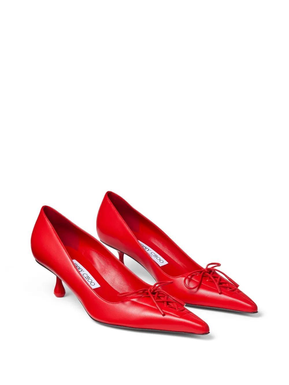JIMMY CHOO 50mm Scarlett Pumps In Postbox Red Product Image