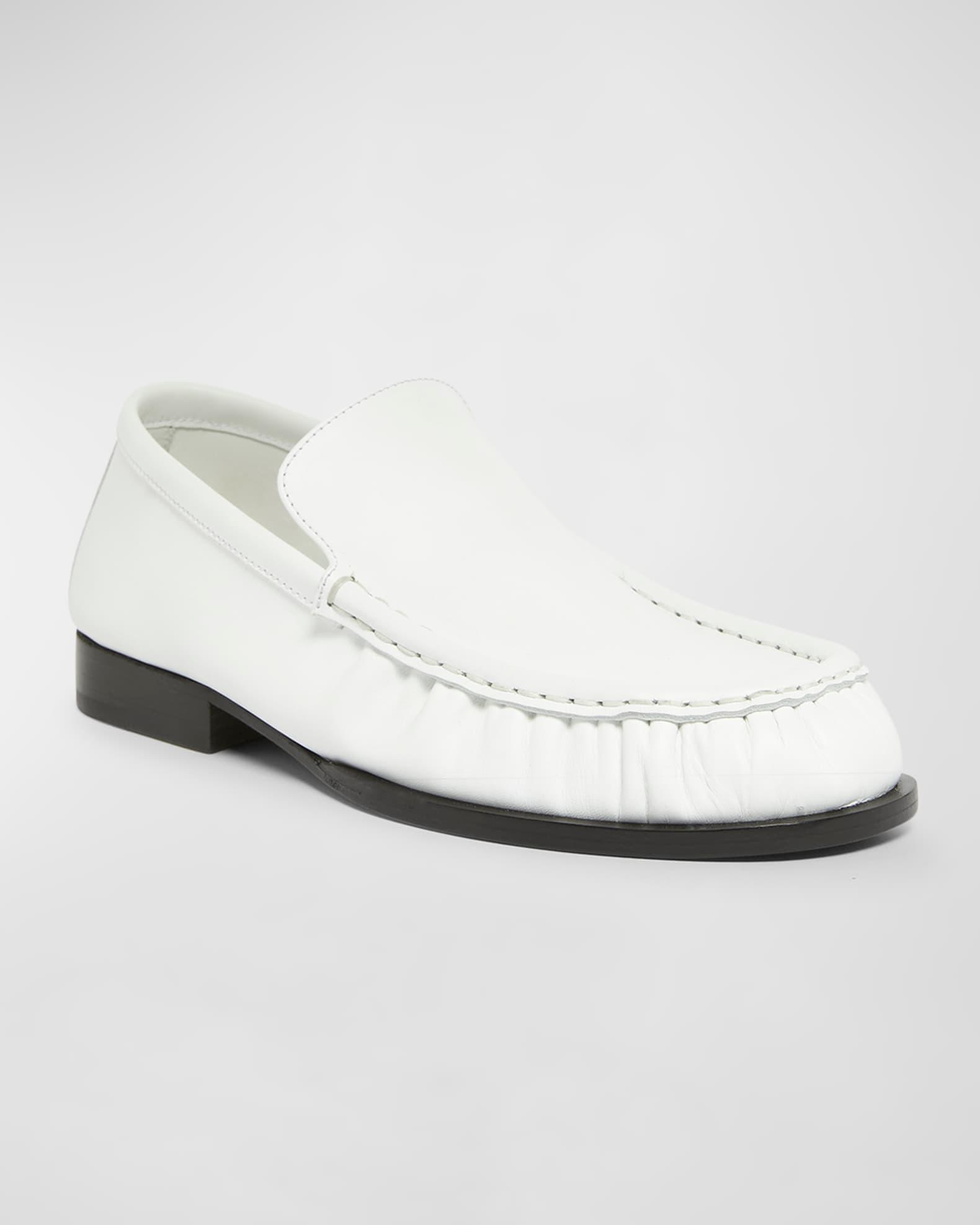 Calfskin Leather Slip-On Loafers Product Image