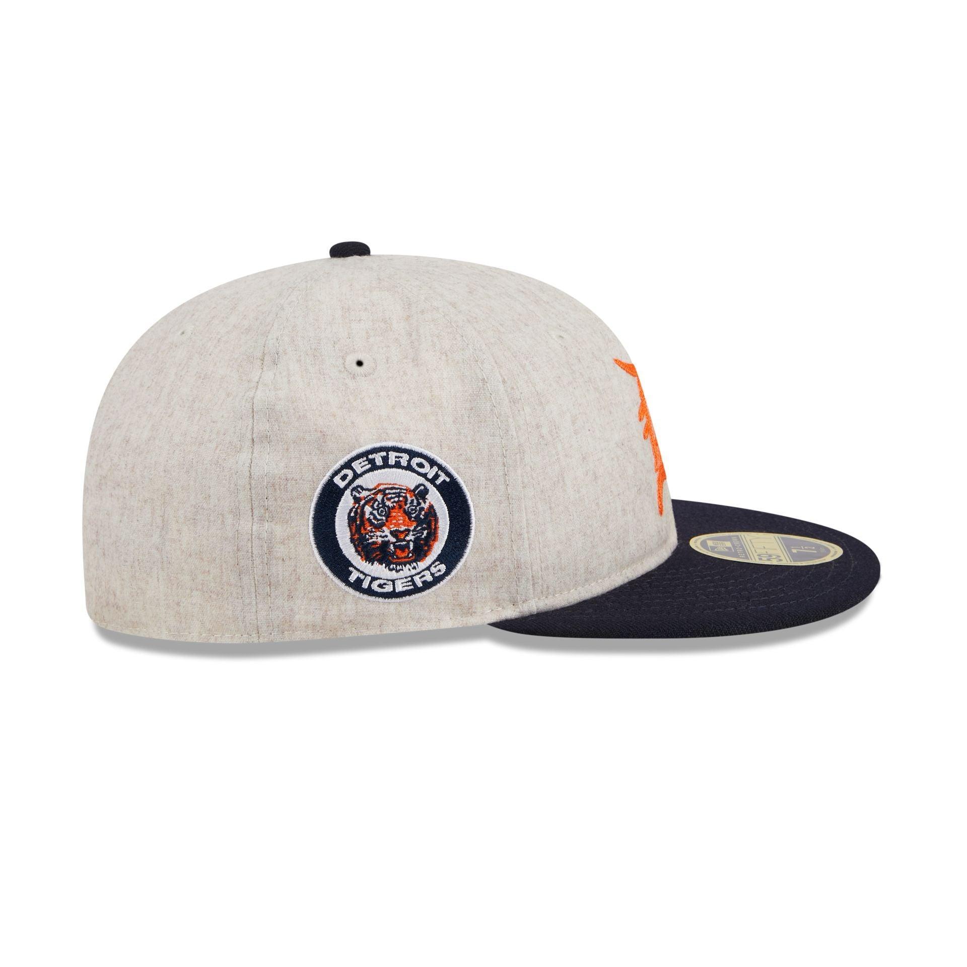 Detroit Tigers Melton Wool Retro Crown 59FIFTY Fitted Hat Male Product Image