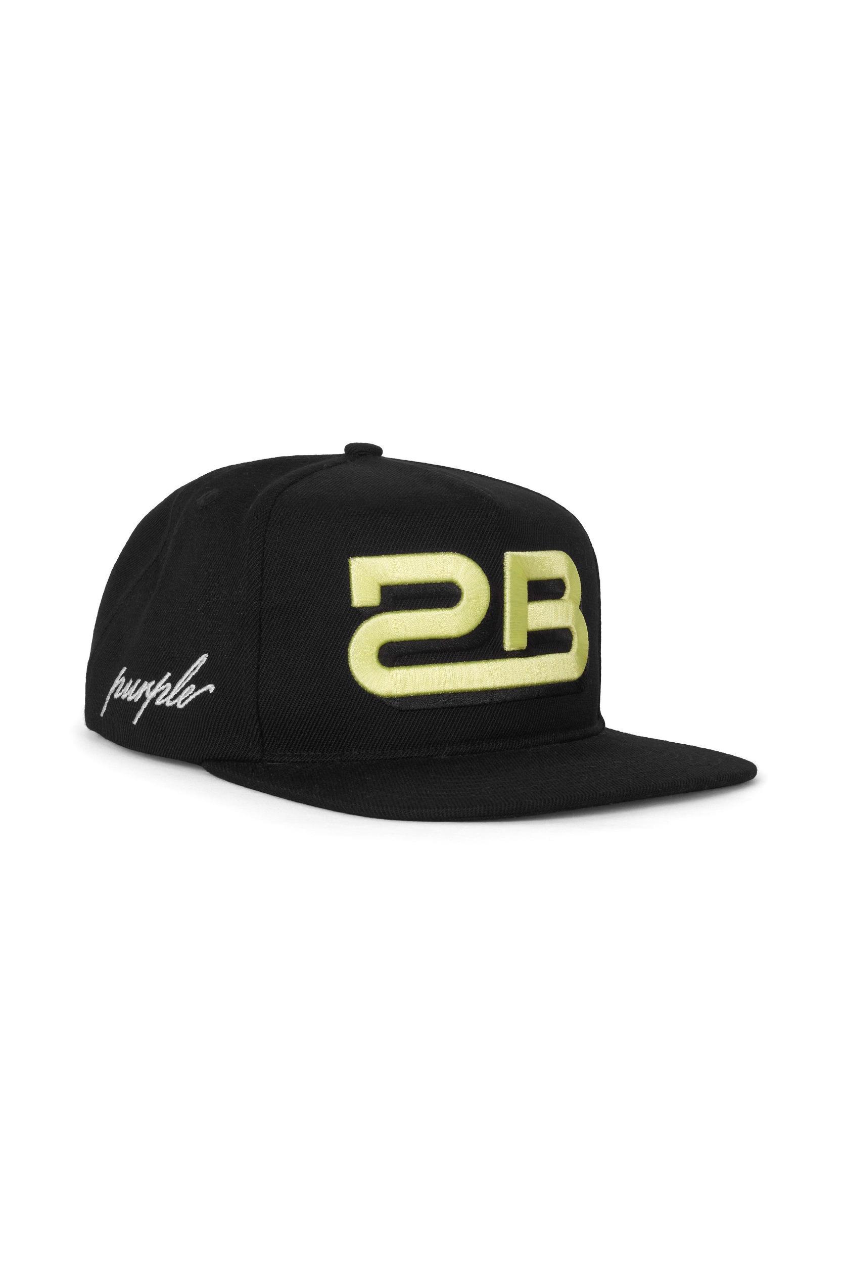 P901 6 PANEL HAT - Purple Brand Wool Blend Male Product Image