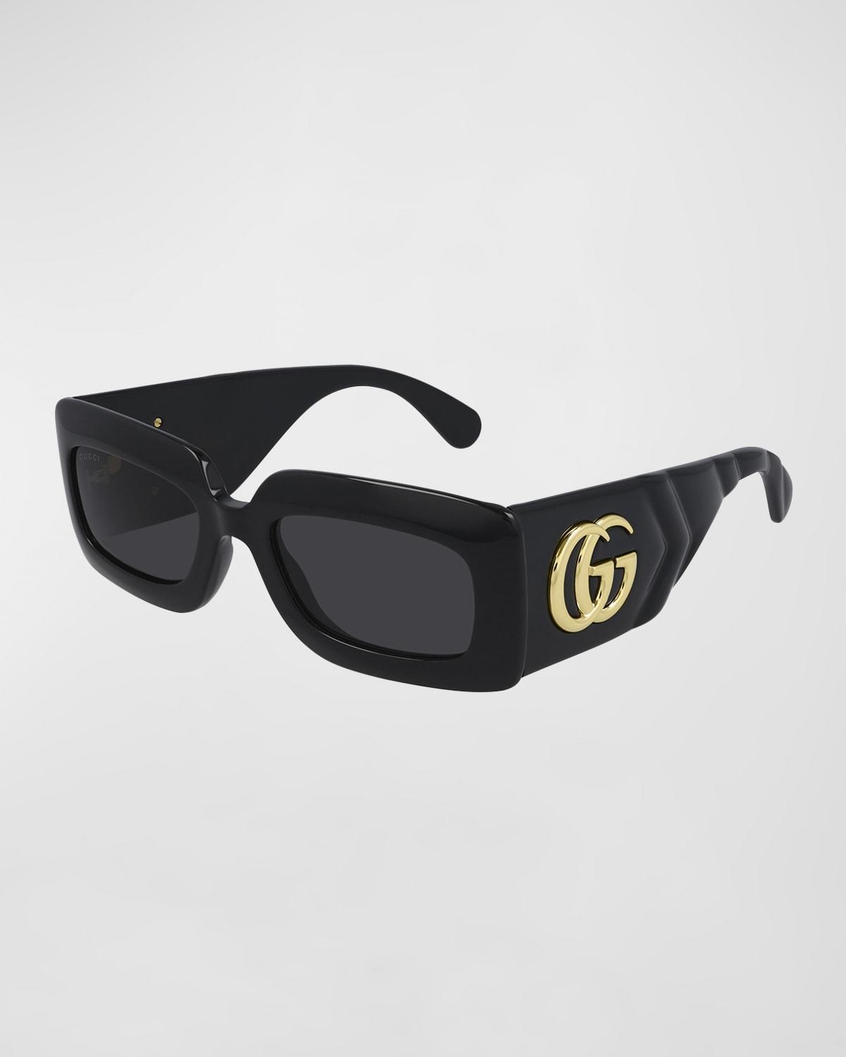 Womens 53MM Rectangular Sunglasses Product Image
