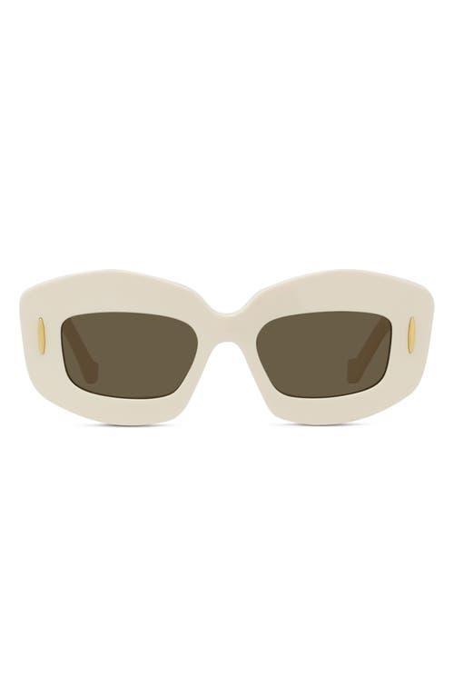 Loewe Chunky Anagram Rectangular Sunglasses, 49mm Product Image