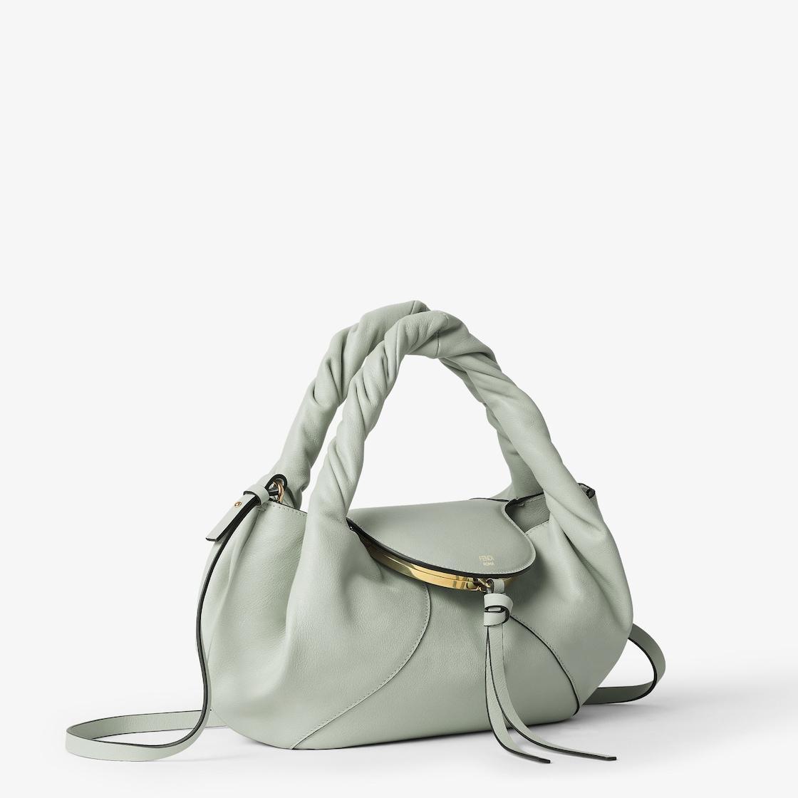 Fendi Spy SmallMatcha green leather bag Product Image