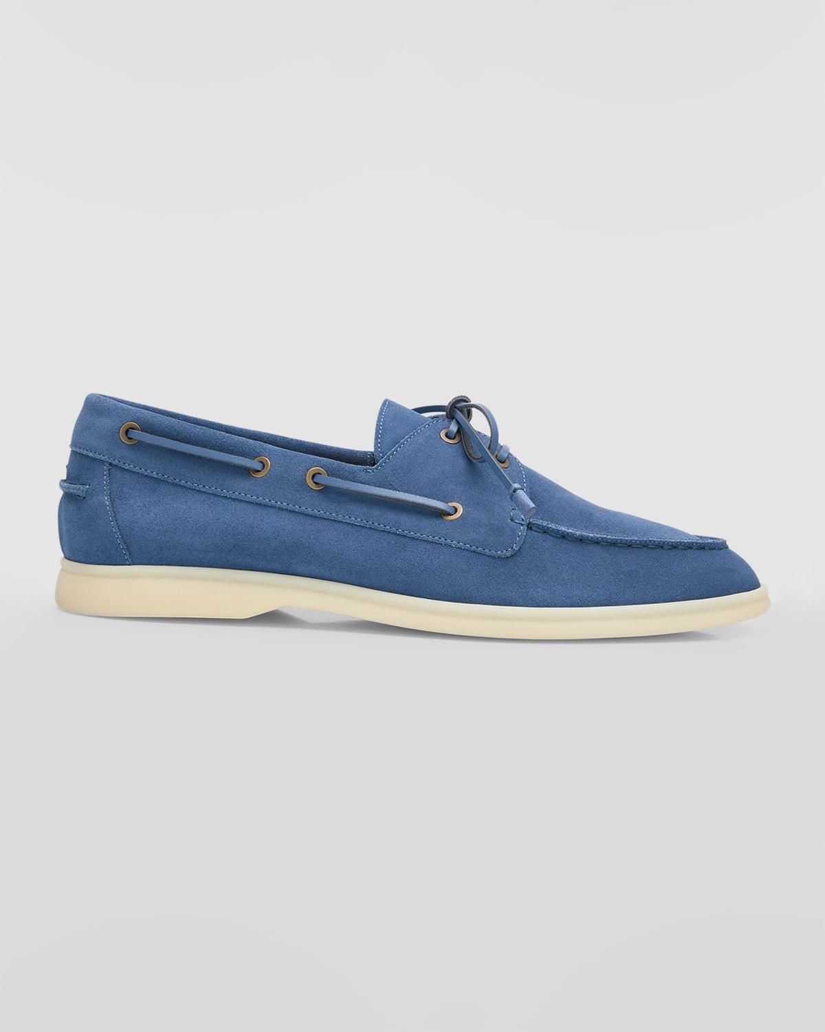 Mens Sea-Sail Walk Suede Boat Shoes Product Image