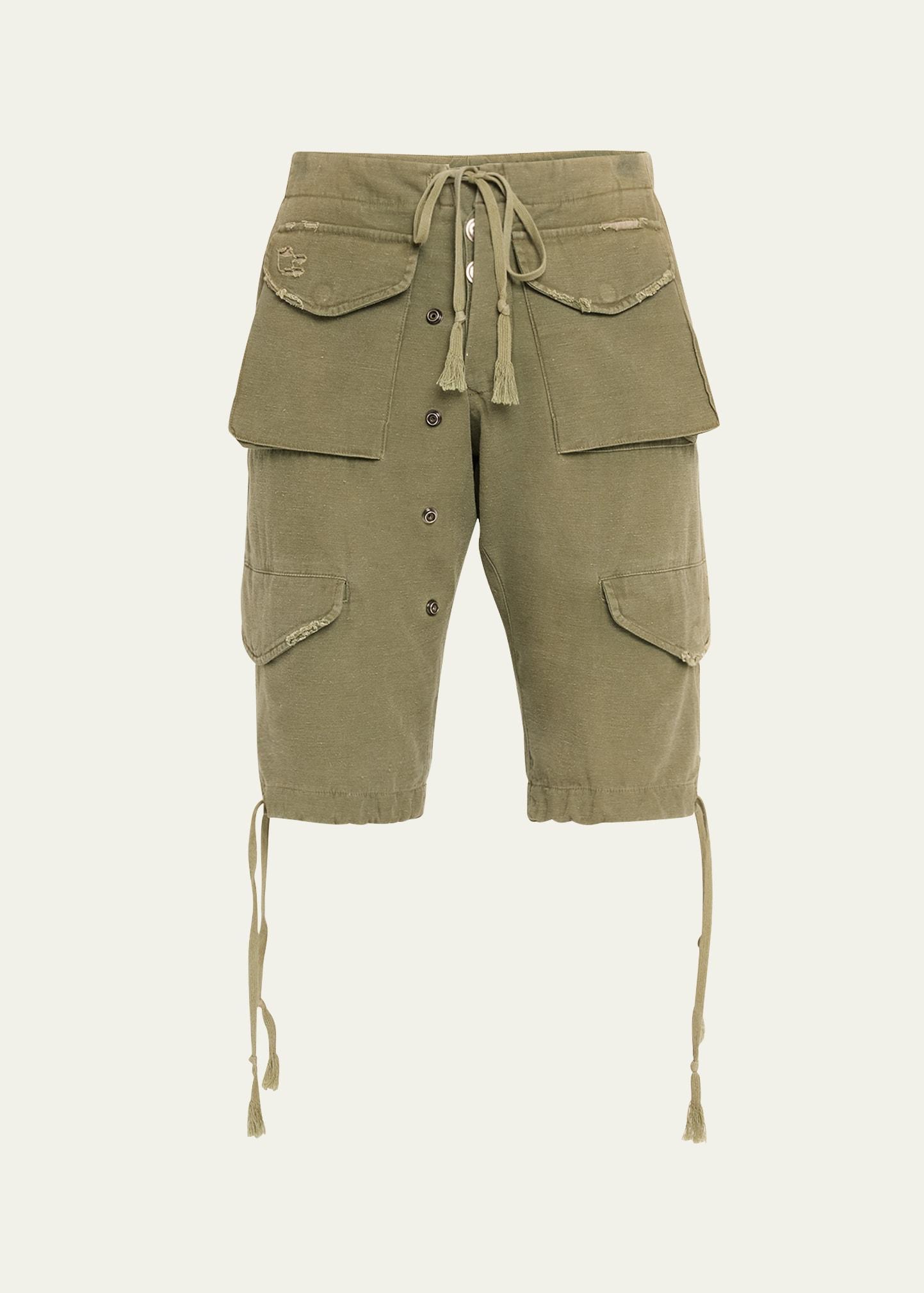 Mens Tent Cargo Shorts Product Image