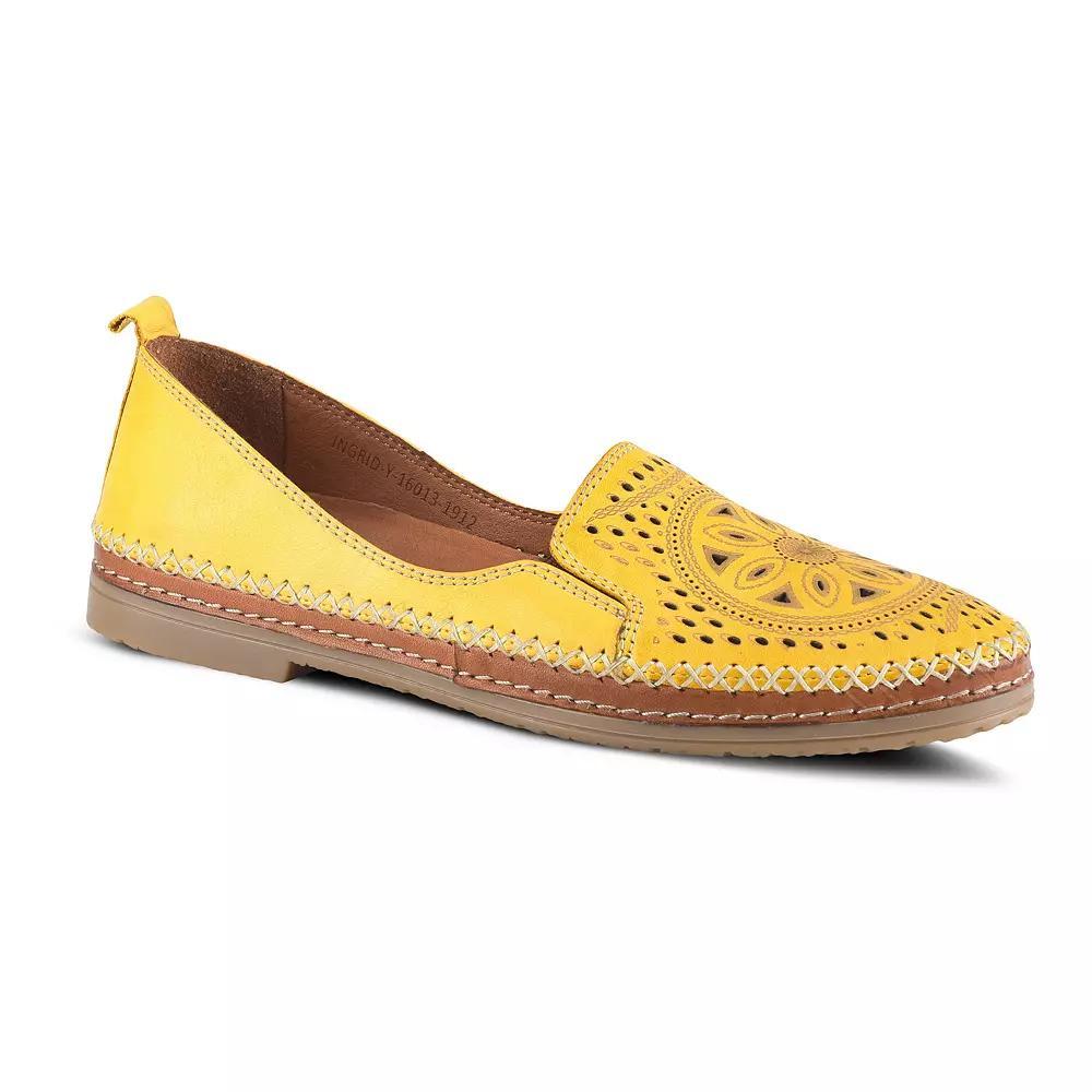 Spring Step Ingrid Women's Leather Loafers, Size: 40, Yellow Product Image