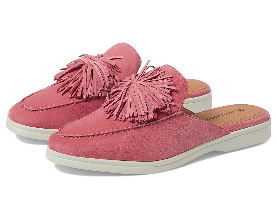 Johnston & Murphy Darlene Fringe Mule (Melon) Women's Flat Shoes Product Image