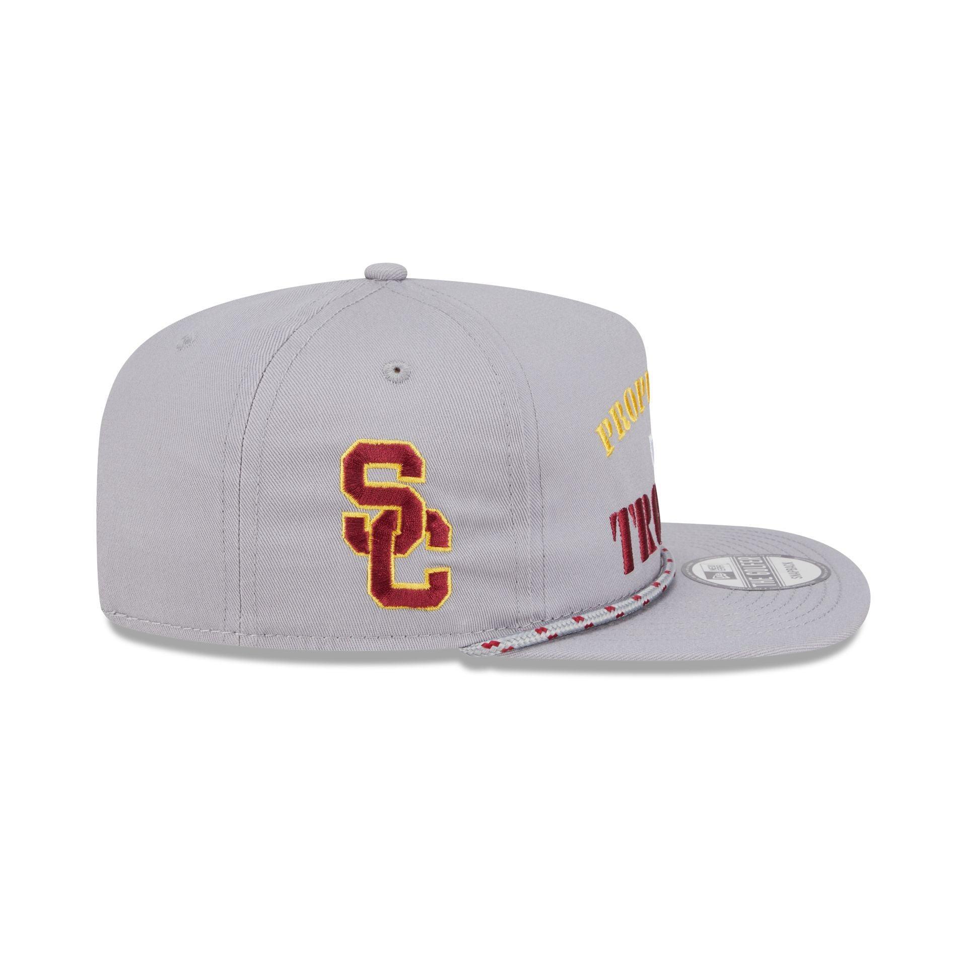 USC Trojans Vintage Gray Rope Golfer Hat Male Product Image