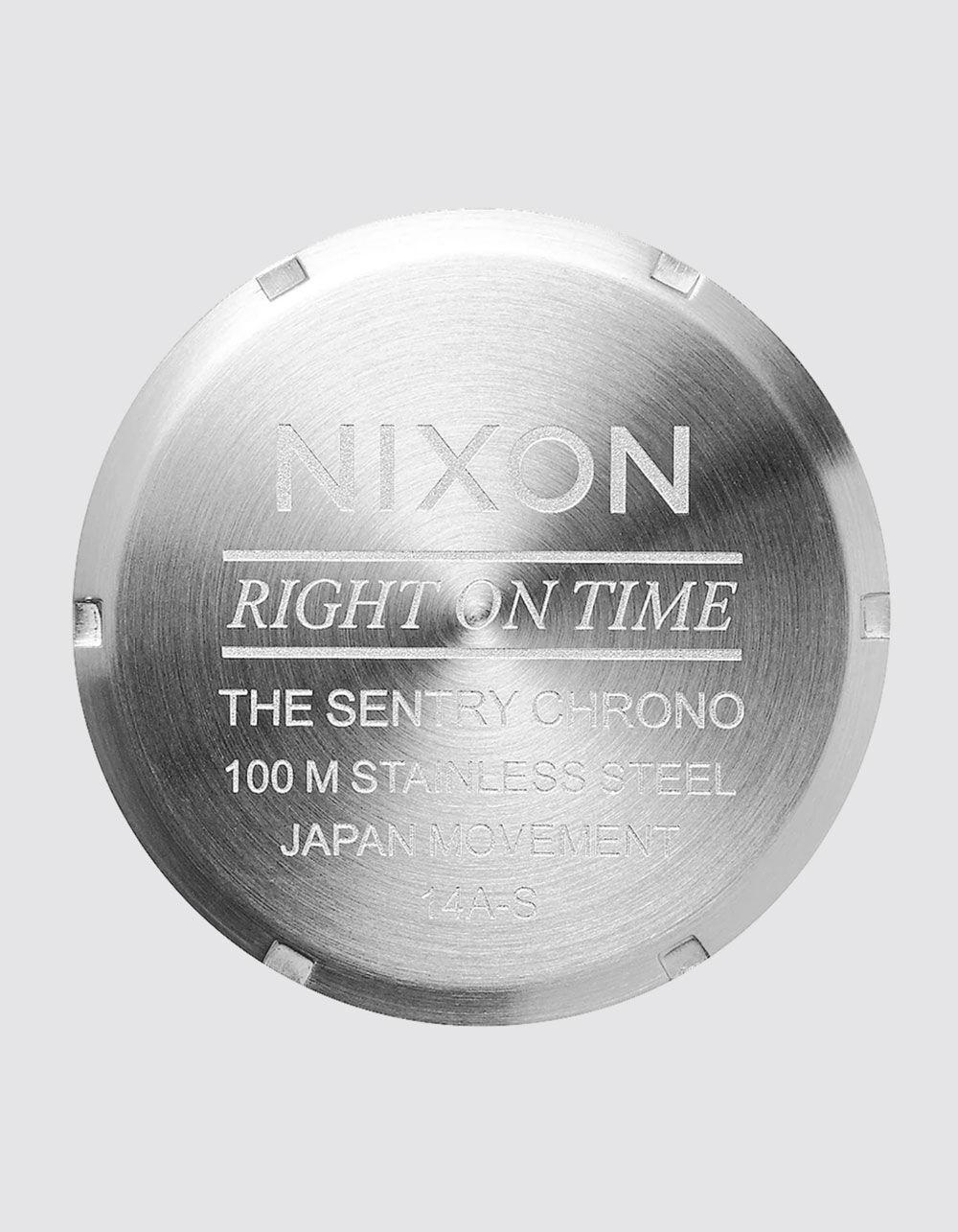 NIXON Sentry Chrono Leather Watch Product Image
