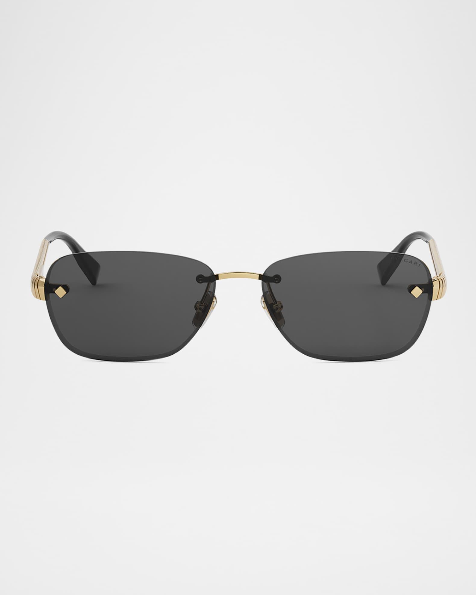 Tubogas Rimless Metal Rectangular Sunglasses Product Image