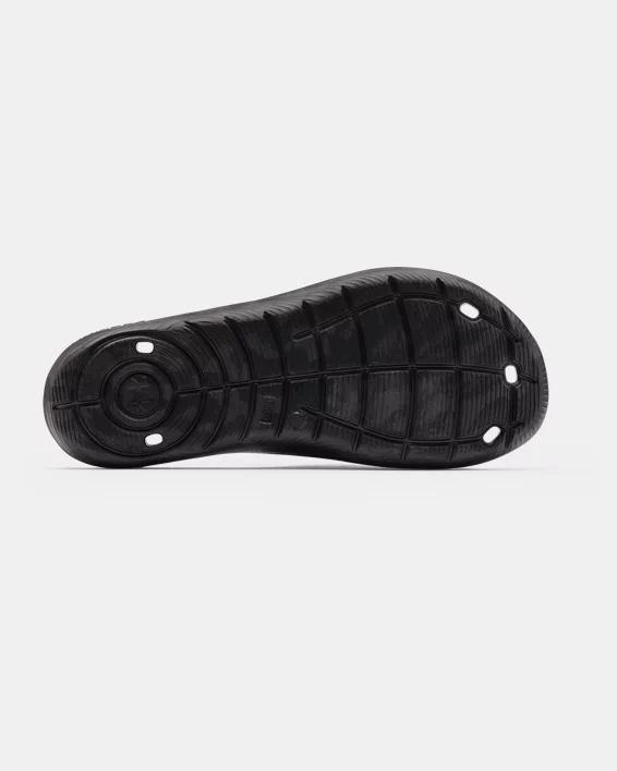 Men's Furry Logo Slide Sandals Product Image