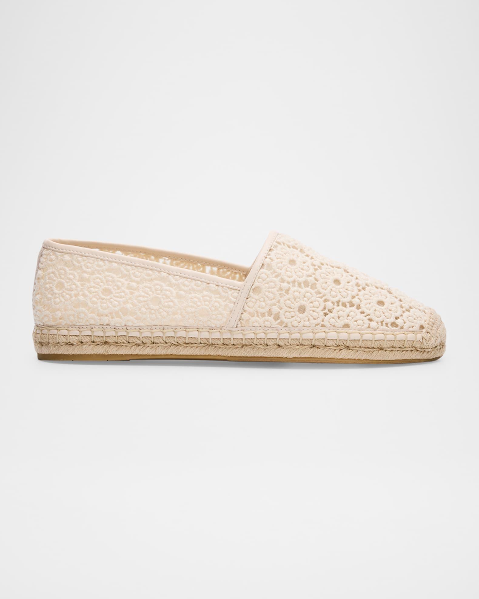 Bareitall Cotton Espadrille Loafers Product Image