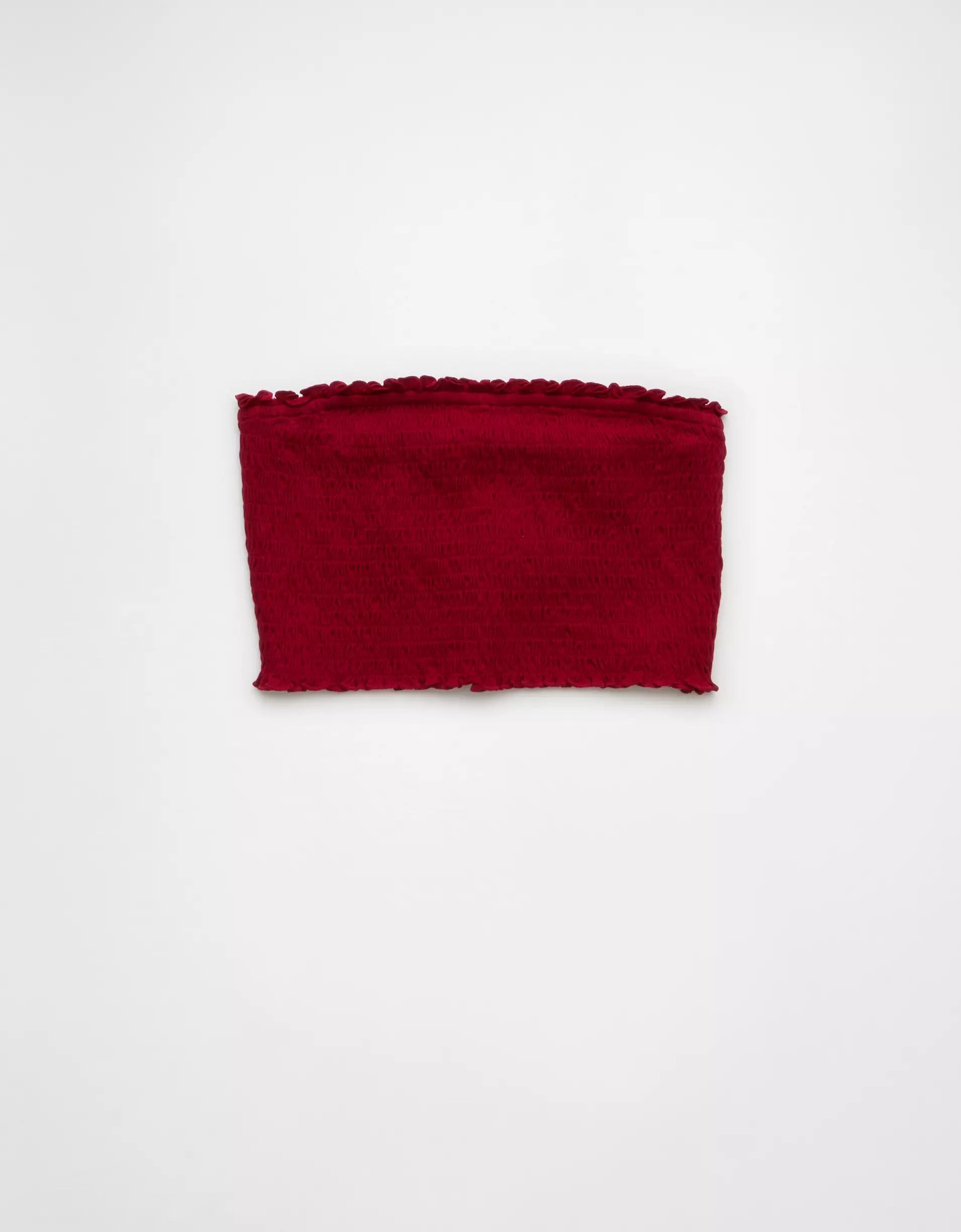 AE Sunchaser Knit Smocked Bandeau Product Image