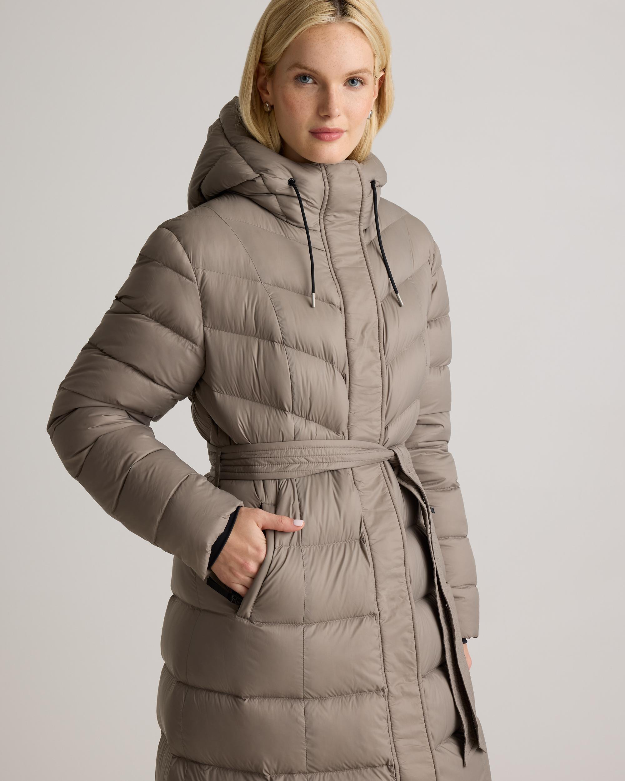 Quince | Women's Responsible Down Belted Puffer Maxi Coat Size XS, Recycled Polyester Product Image