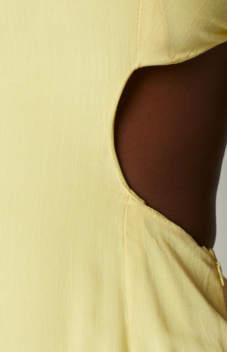 Miley Yellow Mini Dress Product Image