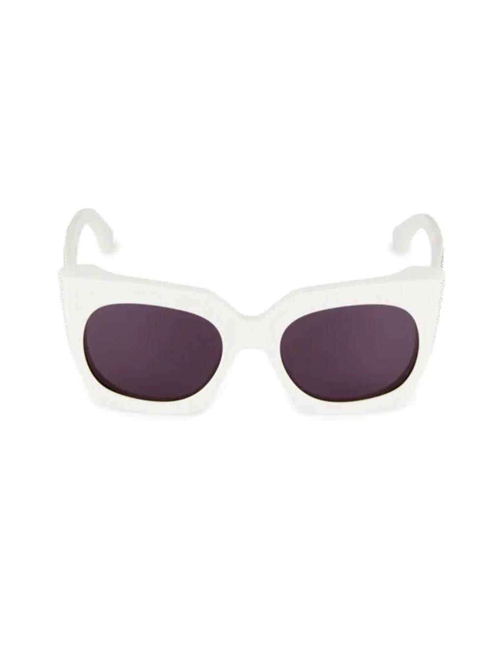 ALAÏA Women's 54mm Cat-eye Sunglasses In Ivory Product Image