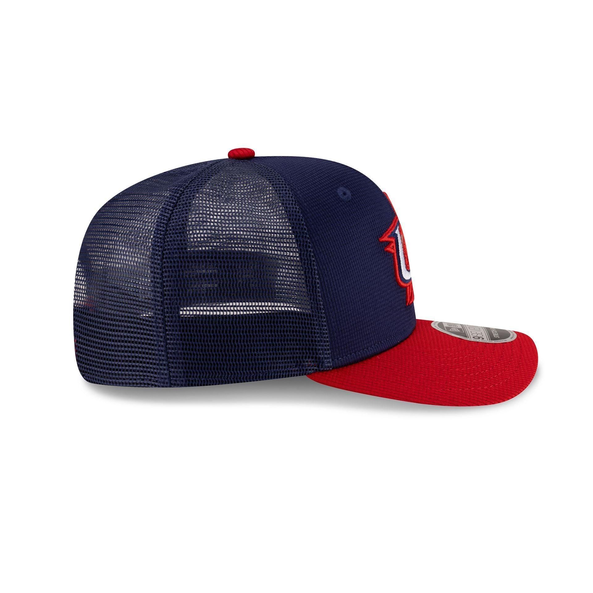 Columbus Blue Jackets Simple 9SEVENTY Trucker Hat Male Product Image