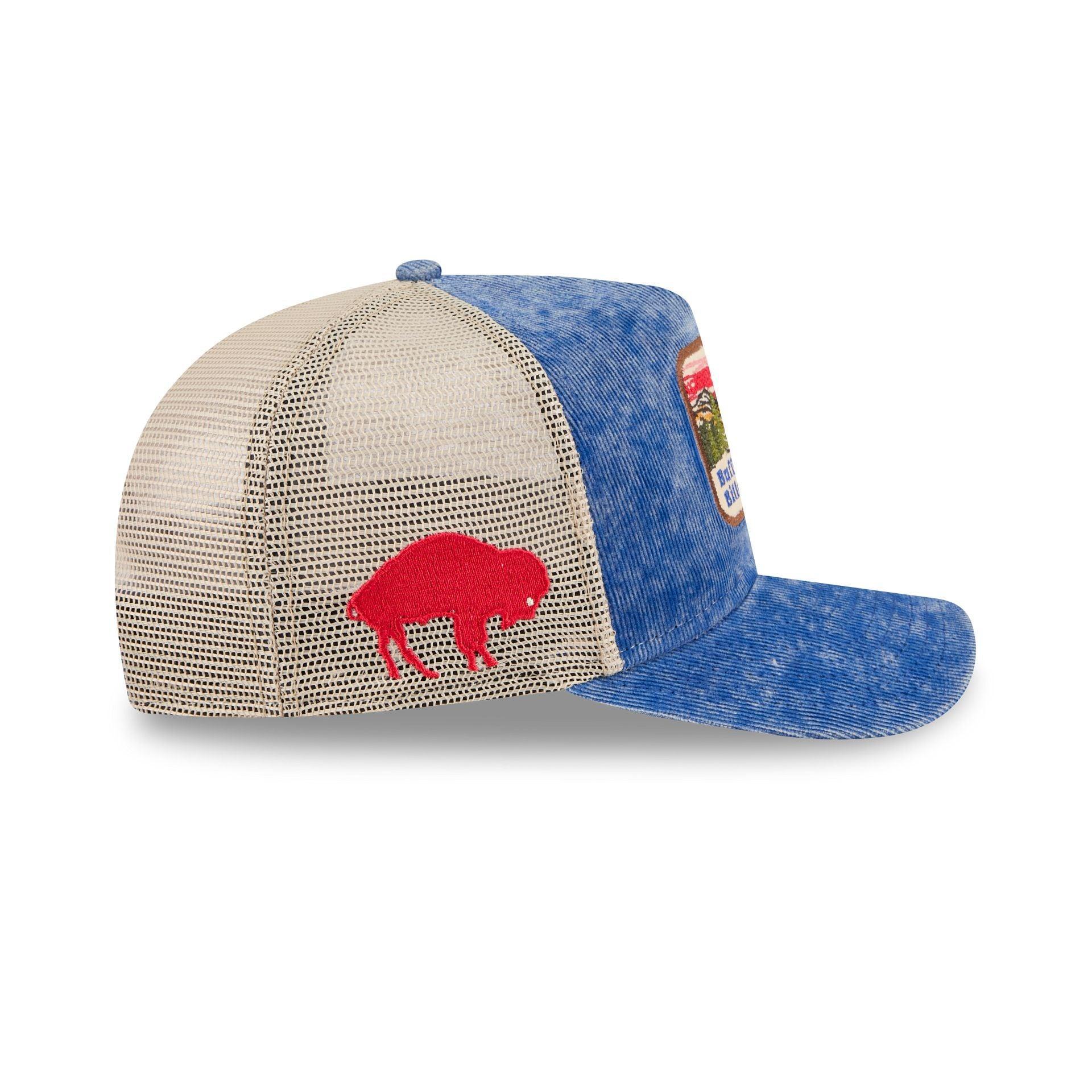Buffalo Bills Vintage Landscape Historic 9FIFTY A-Frame Trucker Hat Male Product Image