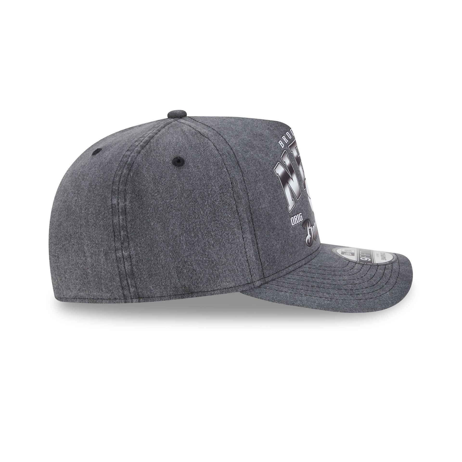 Brooklyn Nets Washed 9FIFTY A-Frame Snapback Hat Male Product Image